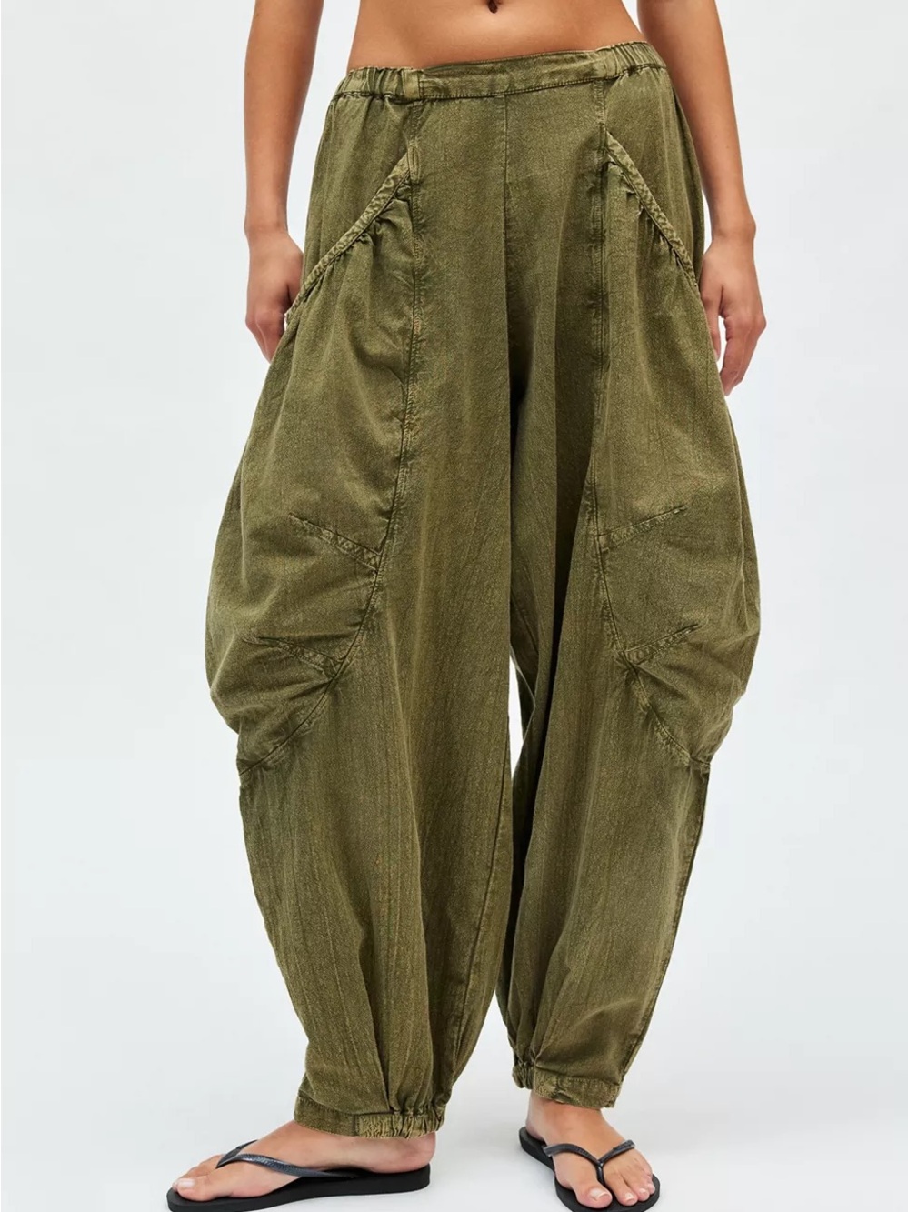Urban Outfitters EM linen Balloon Pants - Picture 9 of 9